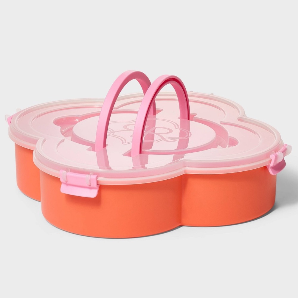Roller rabbit x target snacklebox snack box — color is Coral/Light Pink